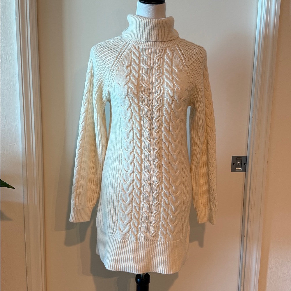 REISS NWOT - Cream Cable Knit Sweater Dress
